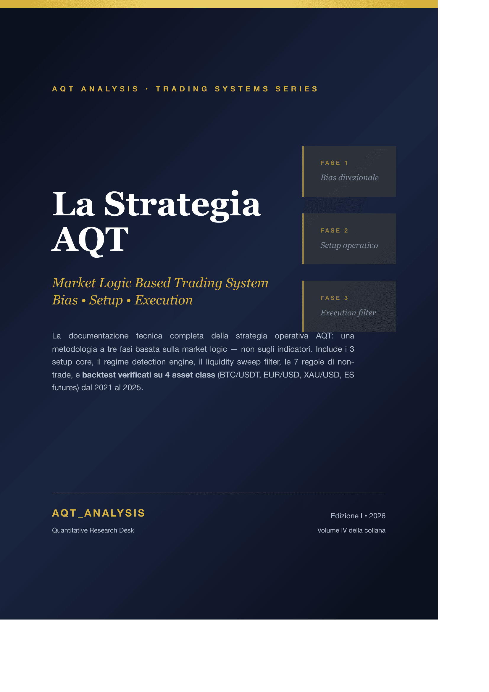Copertina — La Strategia AQT